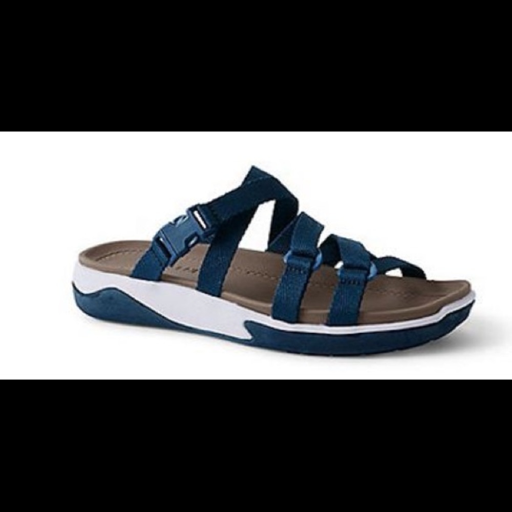 Lands’ End Strappy Water Sandals, Size 7